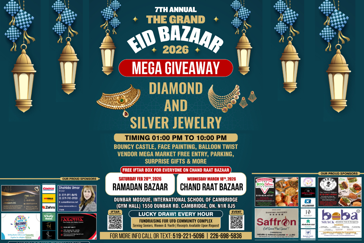 Grand Eid bazaar 2026 flyer